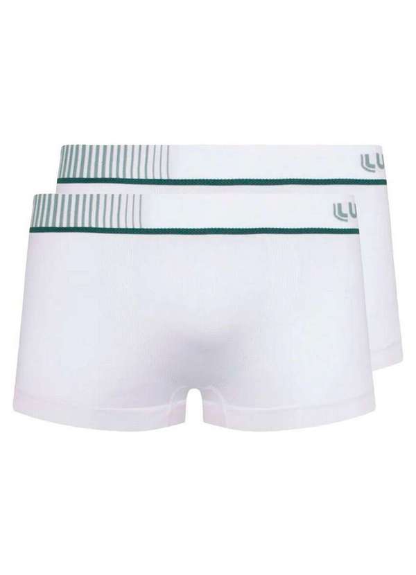 Lupo - Kit com 2 Cuecas Sunga Lupo 676-003 Branco