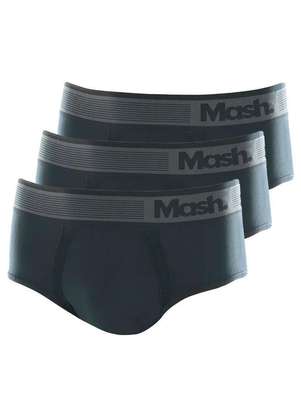 Kit com 3 Cueca Slip Mash 713.02 - MASH