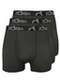 Zorba - Kit com 3 Cuecas Boxer com Abertura Zorba 848 Preto-Marinho - variação: Chumbo