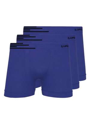 Kit com 3 Cuecas Boxer Lupo 436-002 - LUPO