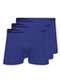 Lupo - Kit com 3 Cuecas Boxer Lupo 436-002 Preto - variação: Azul-Nautico
