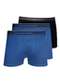 Lupo - Kit com 3 Cuecas Boxer Lupo 523-003 Marinho - variação: Azul-Preto