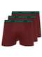 Lupo - Kit com 3 Cuecas Boxer Lupo 523-003 Marinho - variação: Marsala