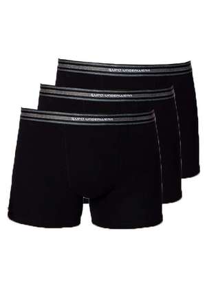 Kit com 3 Cuecas Boxer Lupo 523-003 - LUPO