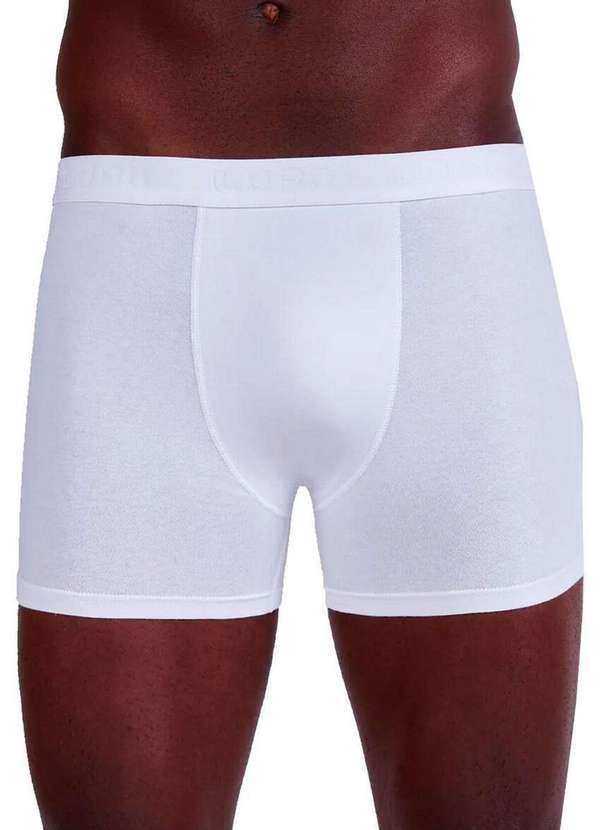 Lupo - Kit com 3 Cuecas Boxer Lupo 615-002 Branco 2