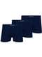Lupo - Kit com 3 Cuecas Boxer Lupo 661-001 Marinho-Grafite - variação: 2800-Marinho