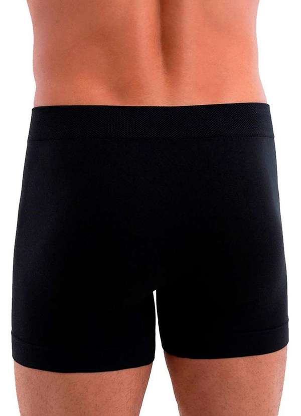 Lupo - Kit com 3 Cuecas Boxer Lupo 661-001 Preto-Branco 3