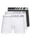 Lupo - Kit com 3 Cuecas Boxer Lupo 671-002 Branco - variação: Branco-Grafite