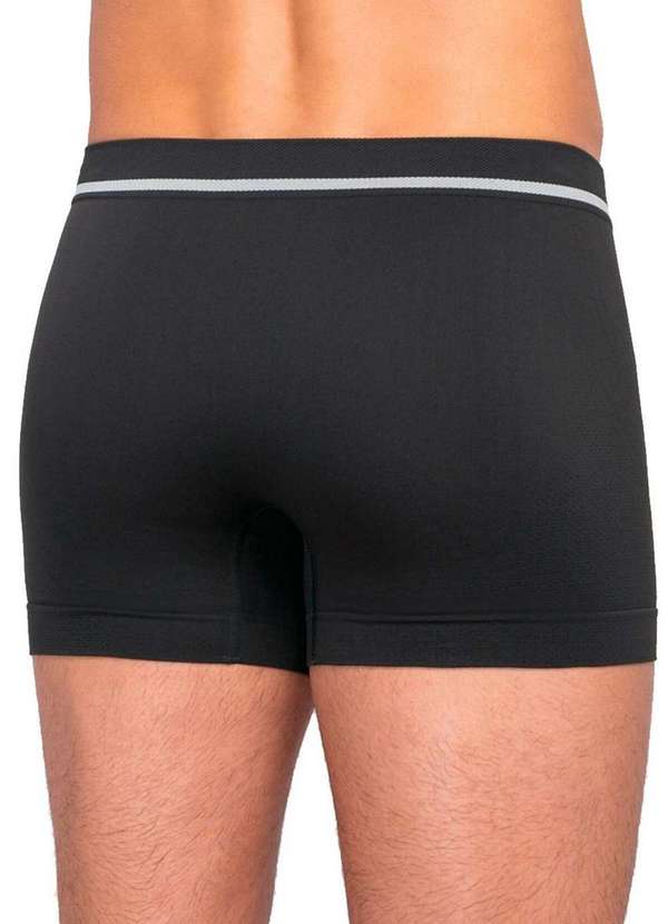 Lupo - Kit com 3 Cuecas Boxer Lupo 671-002 Grafite-Marinho 3