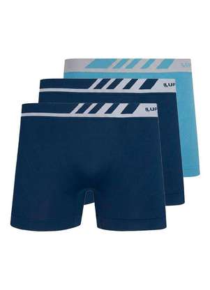 Kit com 3 Cuecas Boxer Lupo 671-002 - LUPO