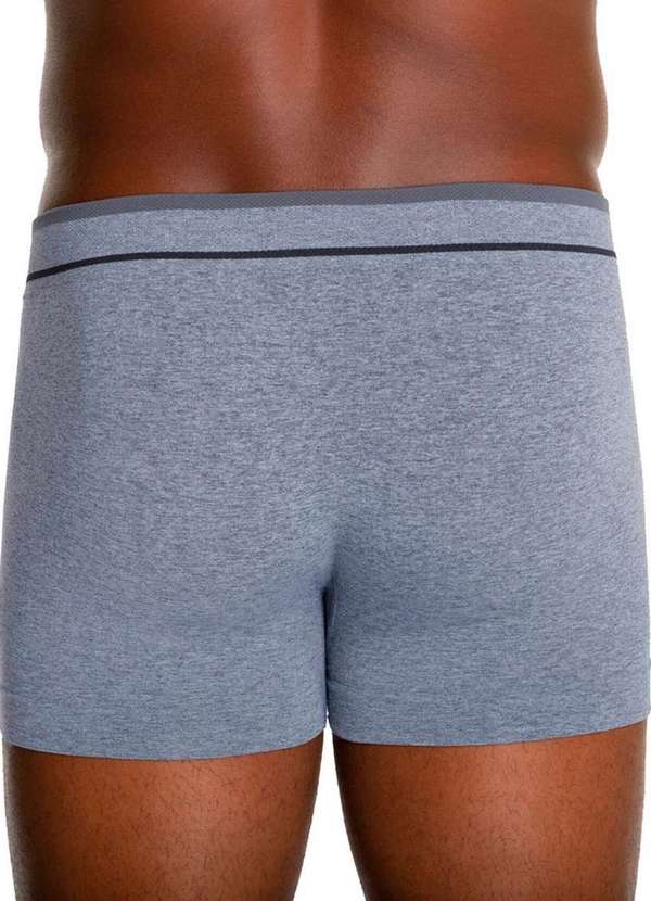 Lupo - Kit com 3 Cuecas Boxer Lupo 733-004 Cinza-Marsala 3