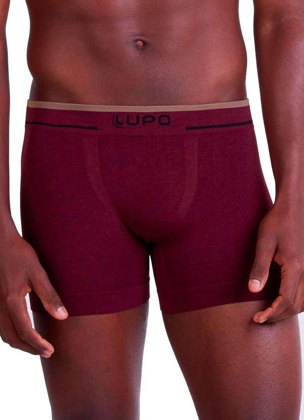 Lupo - Kit com 3 Cuecas Boxer Lupo 733-004 Marsala 2