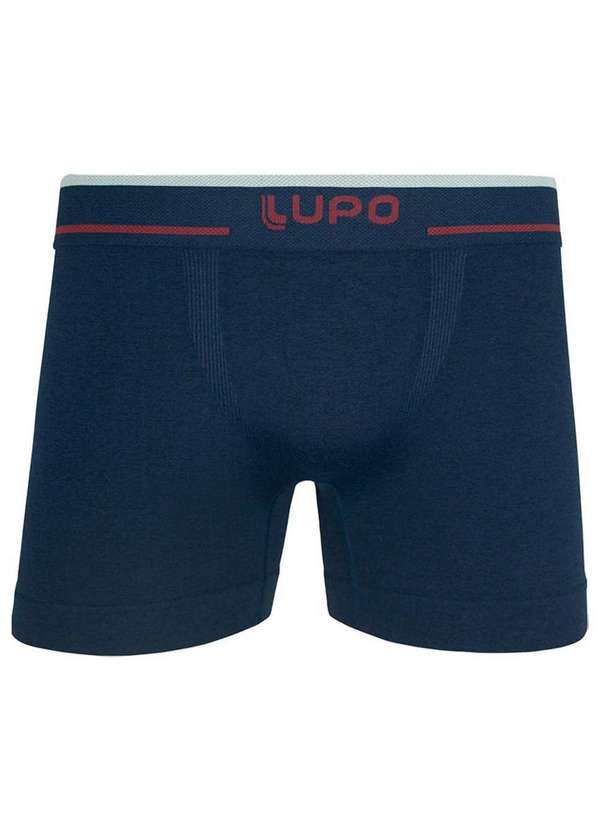 Lupo - Kit com 3 Cuecas Boxer Lupo 733-004 Preto-Mescla-Marinho 3