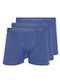 Lupo - Kit com 3 Cuecas Boxer Lupo 784-017 Preto-Azul - variação: Azul