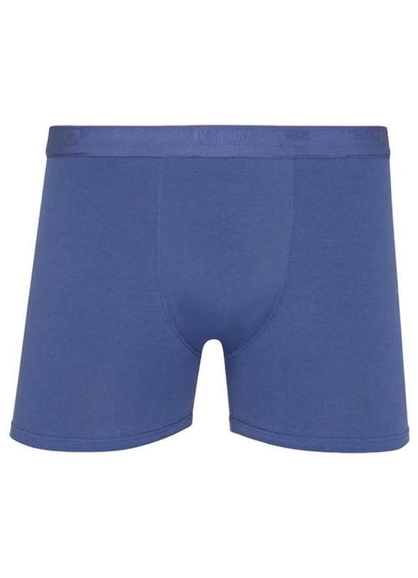 Lupo - Kit com 3 Cuecas Boxer Lupo 784-017 Preto-Azul 3