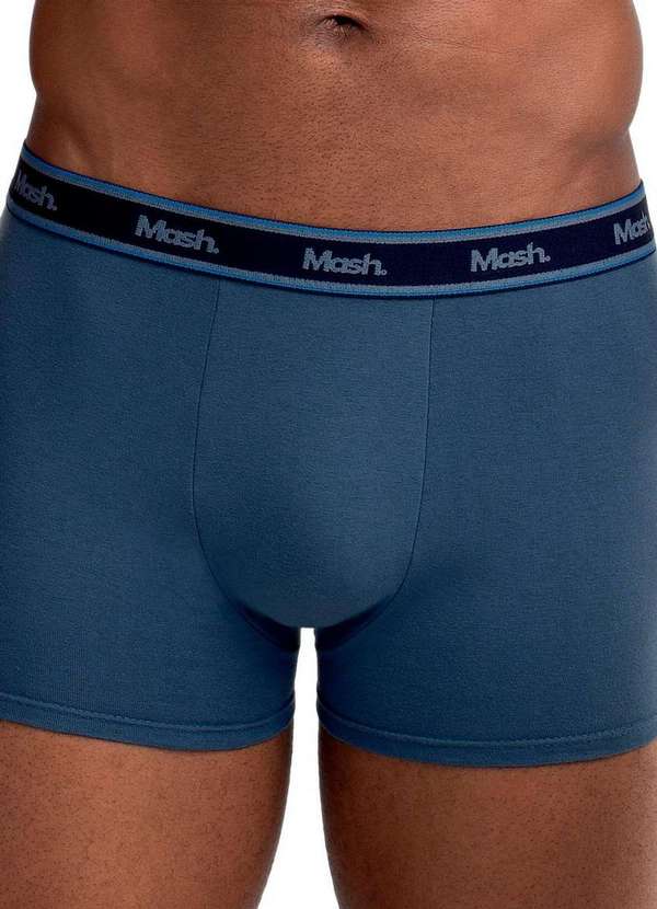 Mash - Kit com 3 Cuecas Boxer Mash 110.34 Az08-Marinho-Azul-Cinza 2