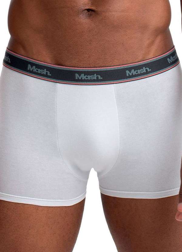 Mash - Kit com 3 Cuecas Boxer Mash 110.34 Cz06-Branco-Chumbo-Preto 2