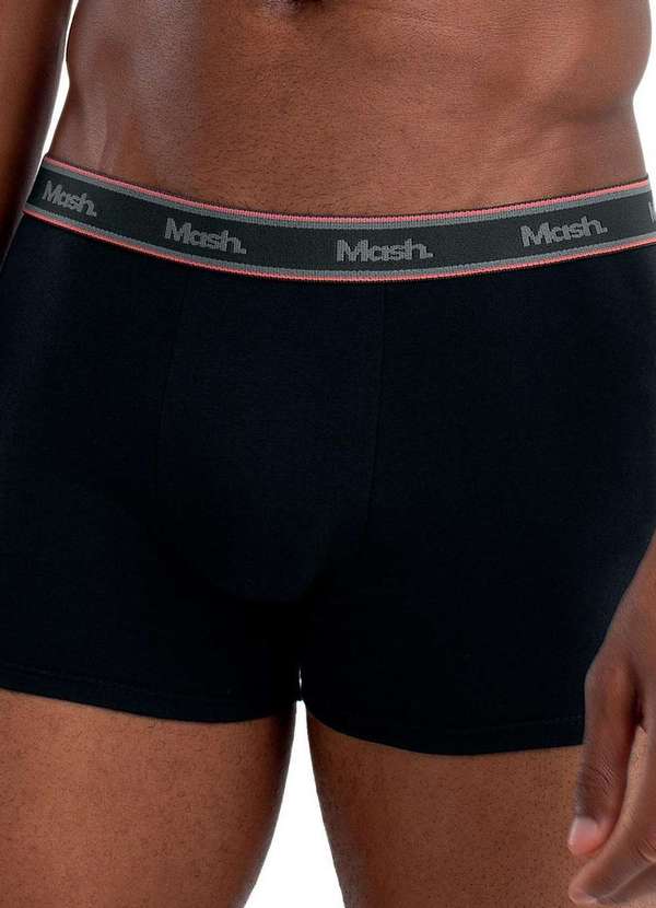 Mash - Kit com 3 Cuecas Boxer Mash 110.34 Cz06-Branco-Chumbo-Preto 4