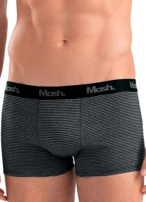 Mash - Kit com 3 Cuecas Boxer Mash 110.38 Pt00-Chumbo 2