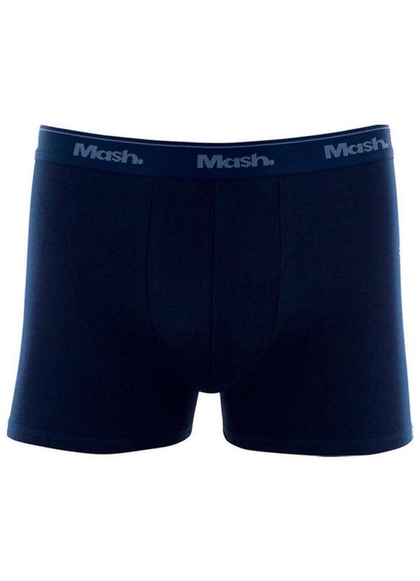 Mash - Kit com 3 Cuecas Boxer Mash 170.26 Branco-Marinho 3