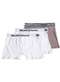 Red Nose - Kit com 3 Cuecas Boxer Red Nose 320 Cinza - variação: Branco-Cinza