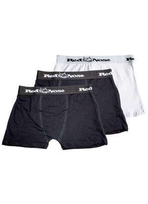 Kit com 3 Cuecas Boxer Red Nose 320 - RED NOSE