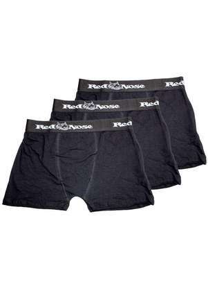 Kit com 3 Cuecas Boxer Red Nose 320 - RED NOSE