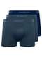 Selene - Kit com 3 Cuecas Boxer Selene 11070-002/003/440 Branco-Chumbo - variação: Chumbo-Marinho