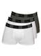 Zorba - Kit com 3 Cuecas Boxer Zorba 717 Preto - variação: Branco-Chumbo