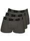 Zorba - Kit com 3 Cuecas Boxer Zorba 717 Preto - variação: Chumbo