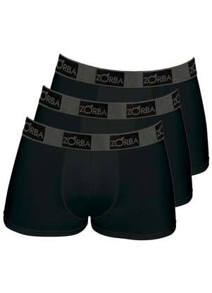 Kit com 3 Cuecas Boxer Zorba 717 - ZORBA