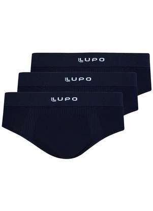 Kit com 3 Cuecas Slip Lupo 681-001 - LUPO