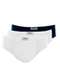 Mash - Kit com 3 Cuecas Slip Mash 074.58 Marinho - variação: Branco-Marinho