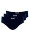 Mash - Kit com 3 Cuecas Slip Mash 074.58 Marinho - variação: Marinho