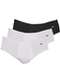 Zorba - Kit com 3 Cuecas Slip Zorba com Abertura 172 Plus Size Preto - variação: Branco-Preto
