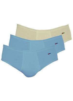 Kit com 3 Cuecas Slip Zorba com Abertura 172 Plus Size - ZORBA