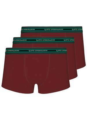 Kit com 3 Cuecas Sunga Lupo 460-003 - LUPO