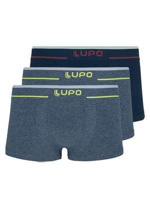 Kit com 3 Cuecas Sunga Lupo 526-001 - LUPO