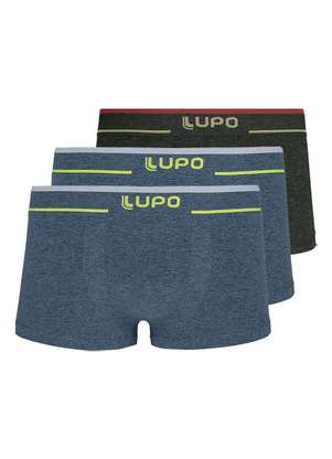 Kit com 3 Cuecas Sunga Lupo 526-001 - LUPO