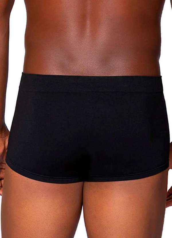 Lupo - Kit com 3 Cuecas Sunga Lupo 656-001 Preto-Grafite 3