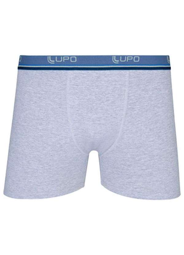 Lupo - Kit com 4 Cuecas Boxer Lupo 523-088 Preto-Branco-Cinza 4