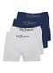 Zorba - Kit com 4 Cuecas Boxer Zorba 781 Mescla-Claro - variação: Branco-Marinho