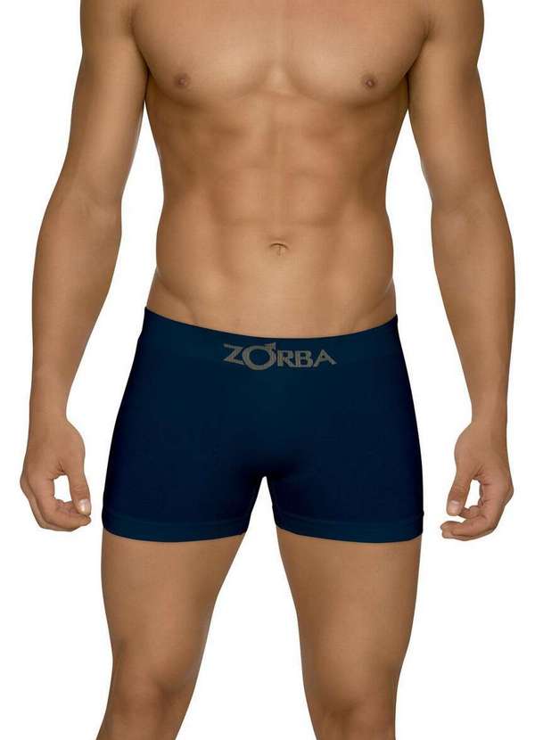 Zorba - Kit com 4 Cuecas Boxer Zorba 781 Marinho 2