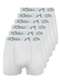 Zorba - Kit com 6 Cuecas Boxer com Abertura Zorba 848 Chumbo-Branco - variação: Branco