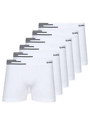 Kit com 6 Cuecas Boxer Lupo 436-002 - LUPO