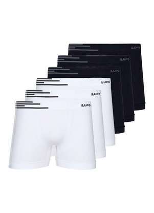 Kit com 6 Cuecas Boxer Lupo 436-002 - LUPO