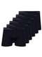 Lupo - Kit com 6 Cuecas Boxer Lupo 436-002 Preto-Vermelho - variação: Preto