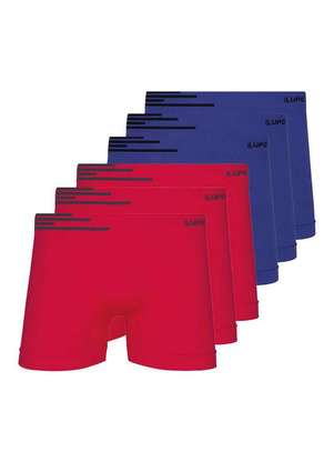 Kit com 6 Cuecas Boxer Lupo 436-002 - LUPO