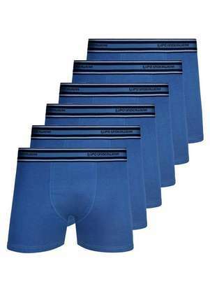 Kit com 6 Cuecas Boxer Lupo 523-003 - LUPO