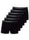 Lupo - Kit com 6 Cuecas Boxer Lupo 523-003 Marsala - variação: Preto